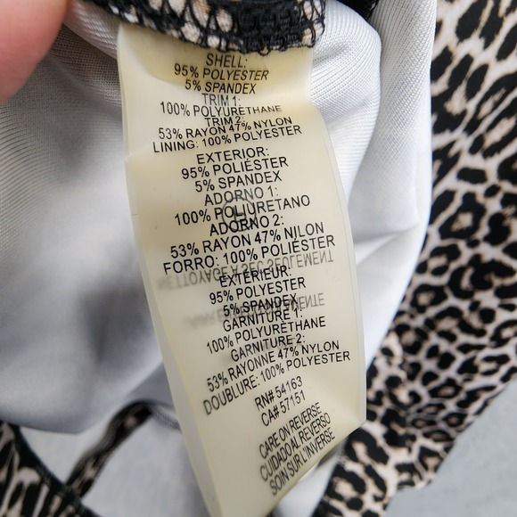 KARL LAGERFELD Paris‎ Sleeveless Leopard Print Dress Womens Size 2 NEW w/ Tag - Picture 13 of 15